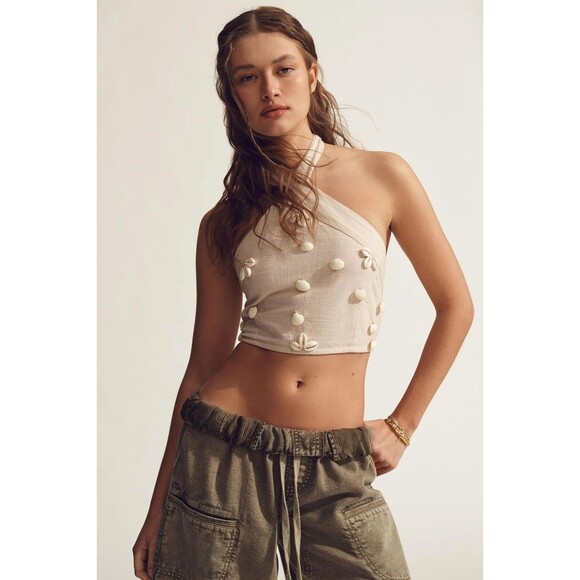 Pilcro Anthropologie Pull-On Gaucho Capri Pants Wide Leg Cropped 1X-PS 279768 - Picture 3 of 9